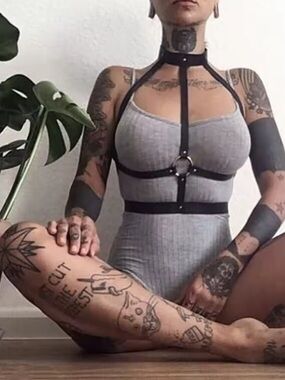 Harness Choker Double Belt New